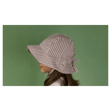Nature Baby Small, Medium, Large Gingham Sunhat - Twilight Check