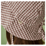 Nature Baby Small, Medium, Large Gingham Sunhat - Twilight Check