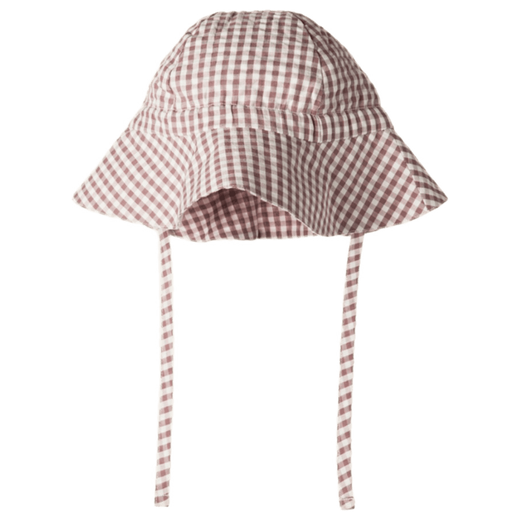 Nature Baby Small, Medium, Large SM Gingham Sunhat - Twilight Check