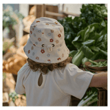 Nature Baby Small to Large Bucket Sunhat - Petite Flora Stamp