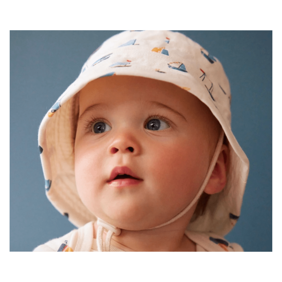 Nature Baby Small to Large Bucket Sunhat - Regatta