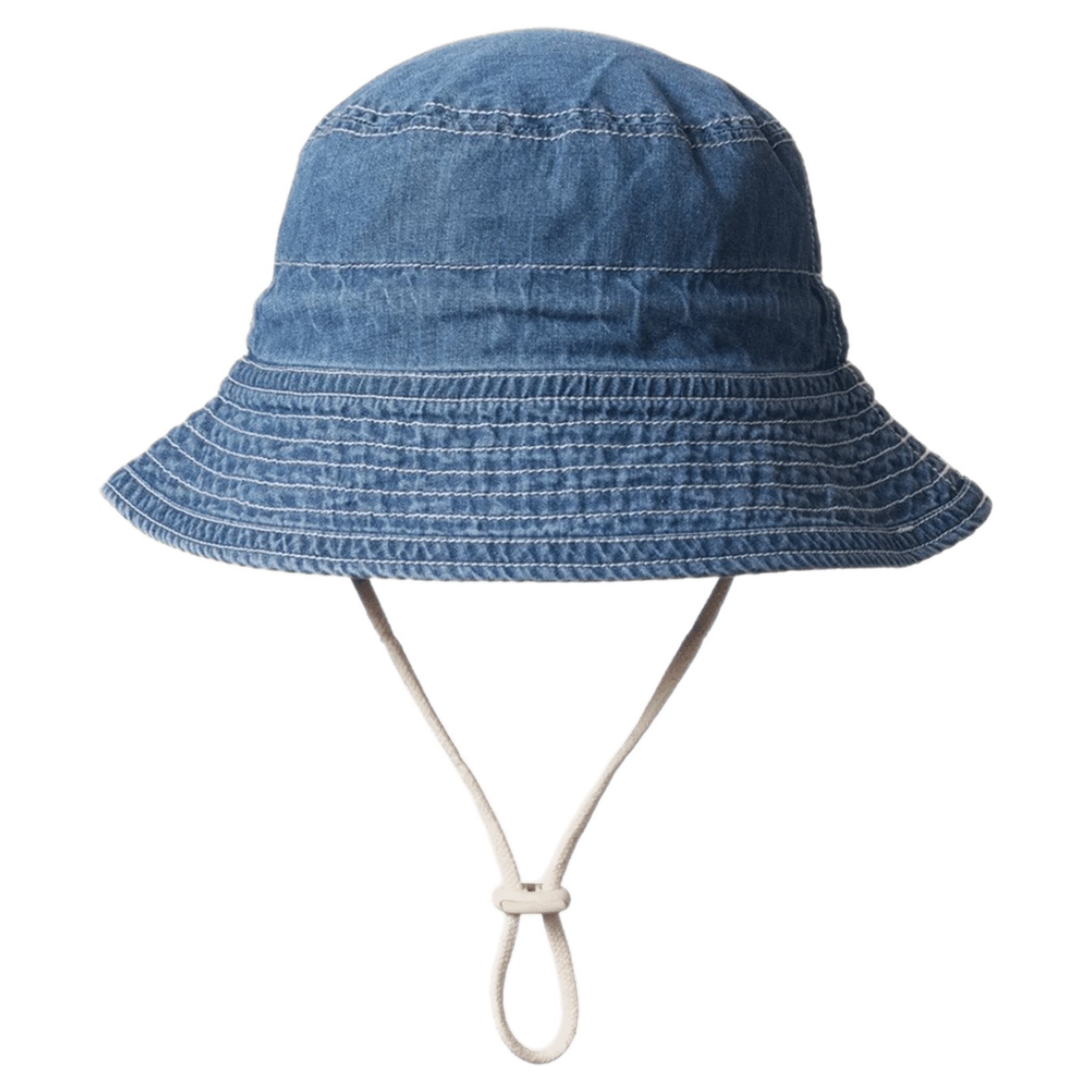 Nature Baby Small to Large SM Bucket Sunhat Chambray - Sky