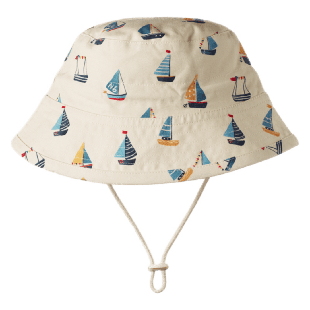 Nature Baby Small to Large SM Bucket Sunhat - Regatta