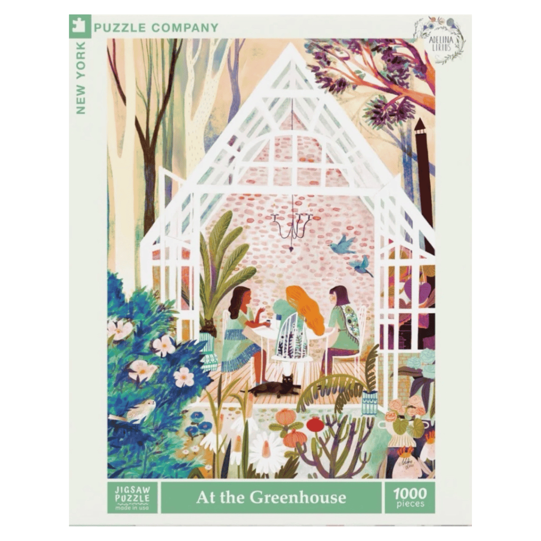 New York Puzzle Company 12 Plus 1000 Pc Puzzle - At The Greenhouse