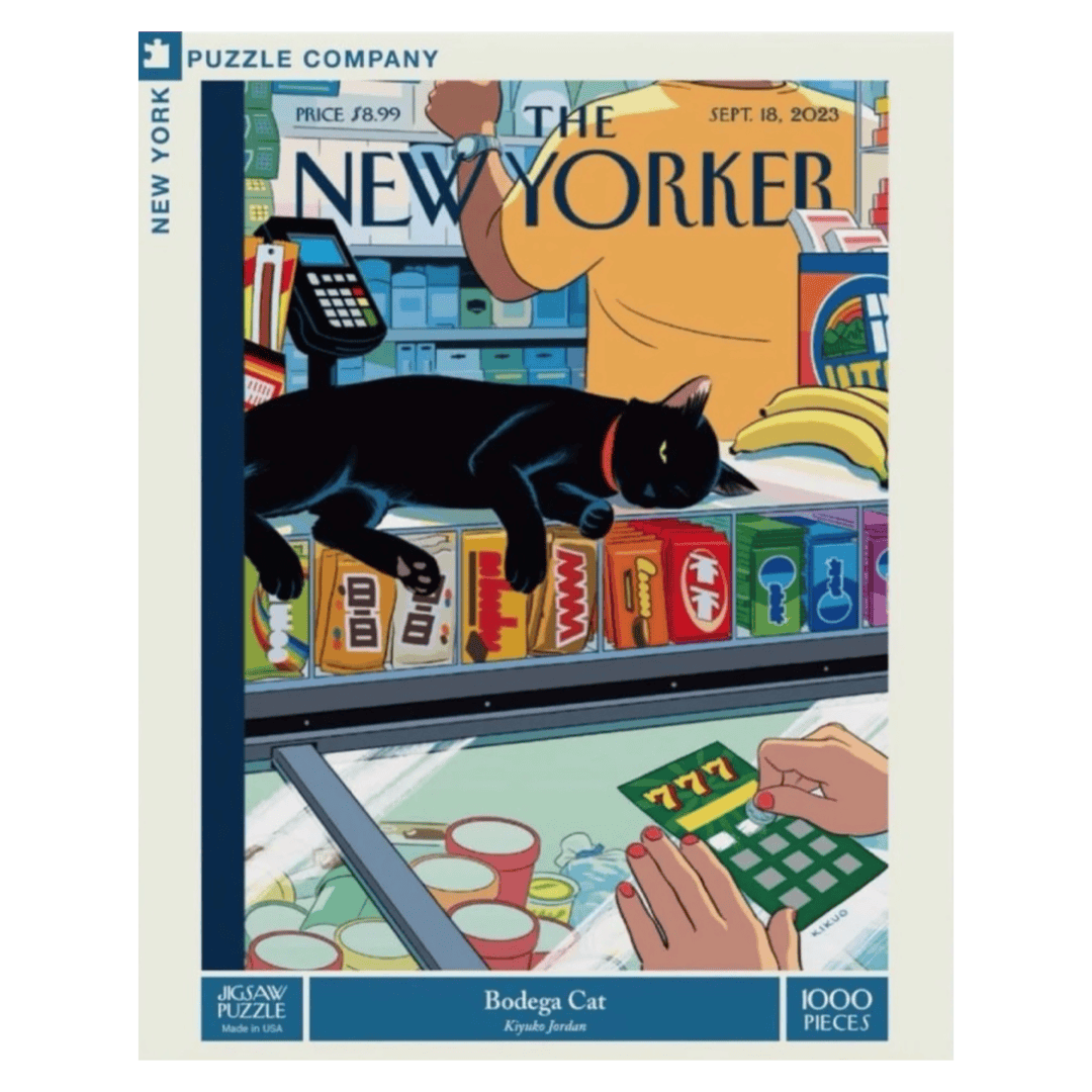 New York Puzzle Company 12 Plus 1000 Pc Puzzle - Bodega Cat