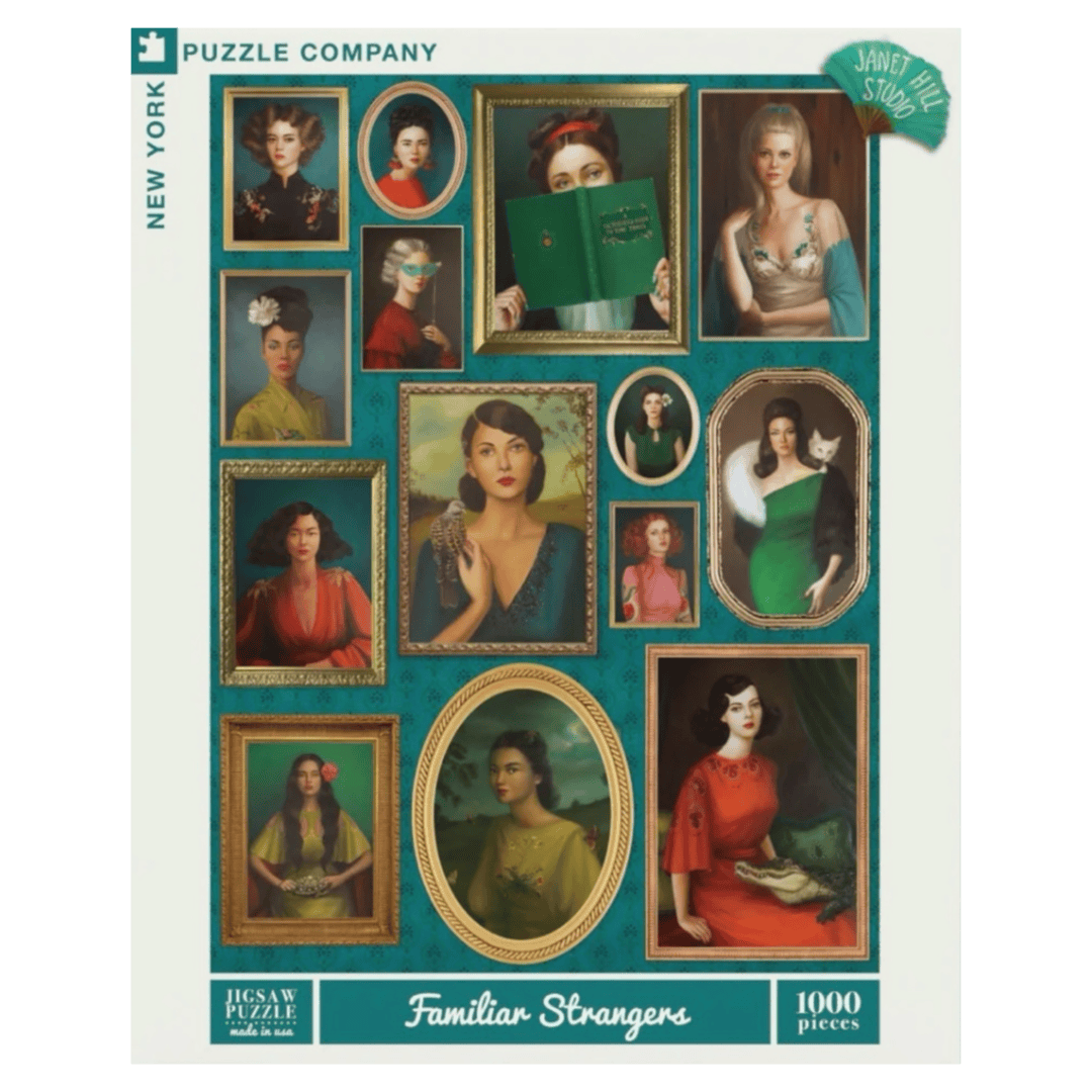 New York Puzzle Company 12 Plus 1000 Pc Puzzle - Familiar Strangers