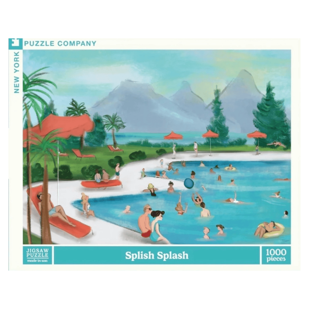 New York Puzzle Company 12 Plus 1000 Pc Puzzle - Splish Splash