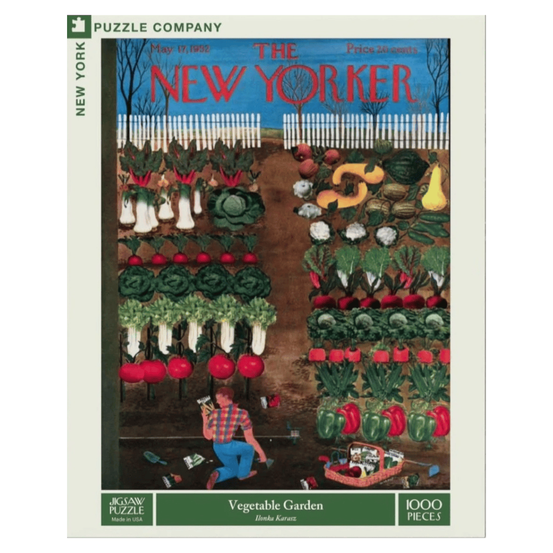 New York Puzzle Company 12 Plus 1000 Pc Puzzle - Vegetable Garden