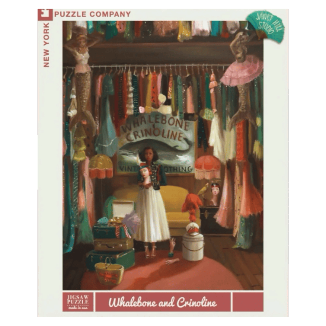 New York Puzzle Company 12 Plus 1000 Pc Puzzle - Whalebone and Crinoline