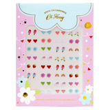 Oh Flossy! 3 Plus Kids Stick-On Earrings