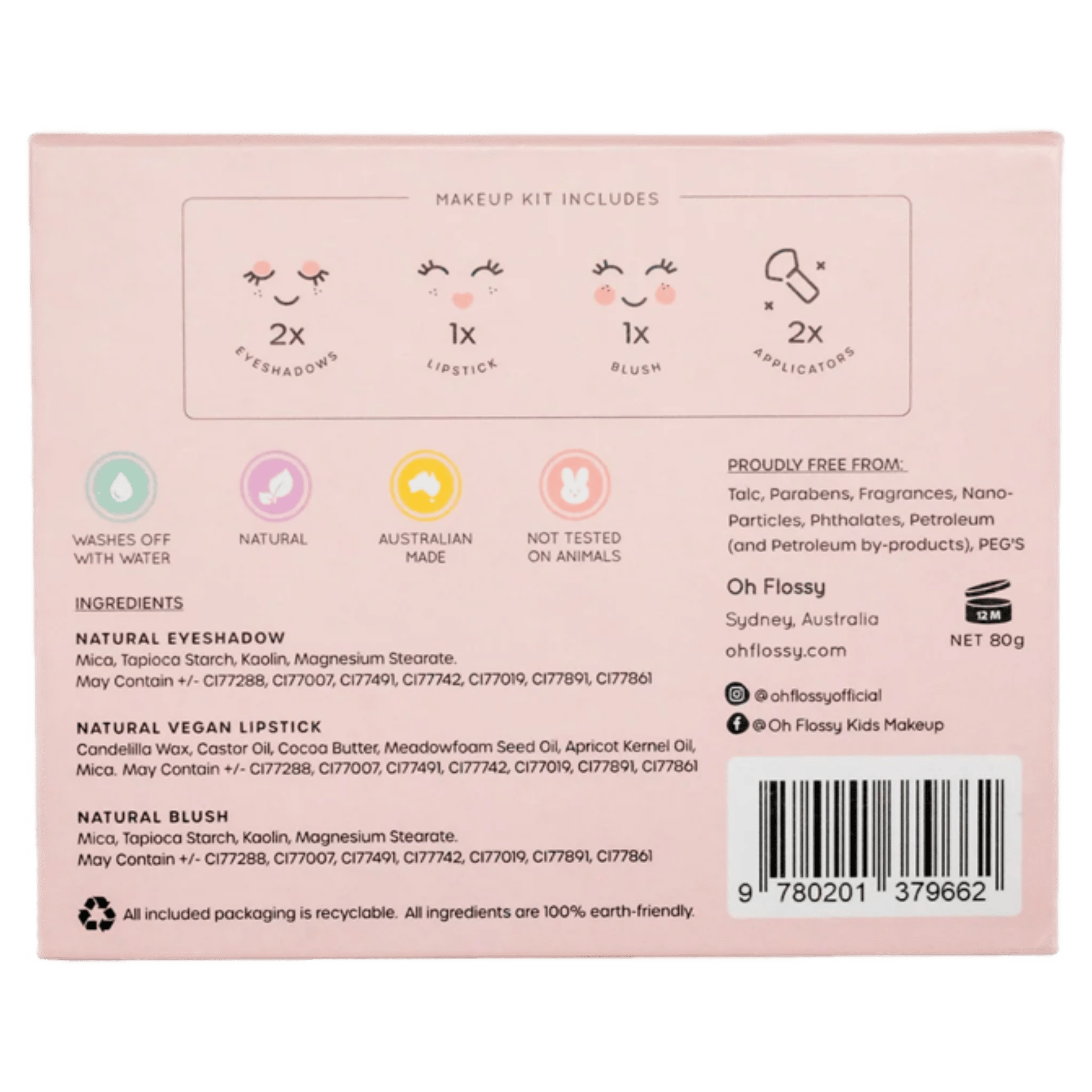 Oh Flossy! 3 Plus Mini Makeup Set