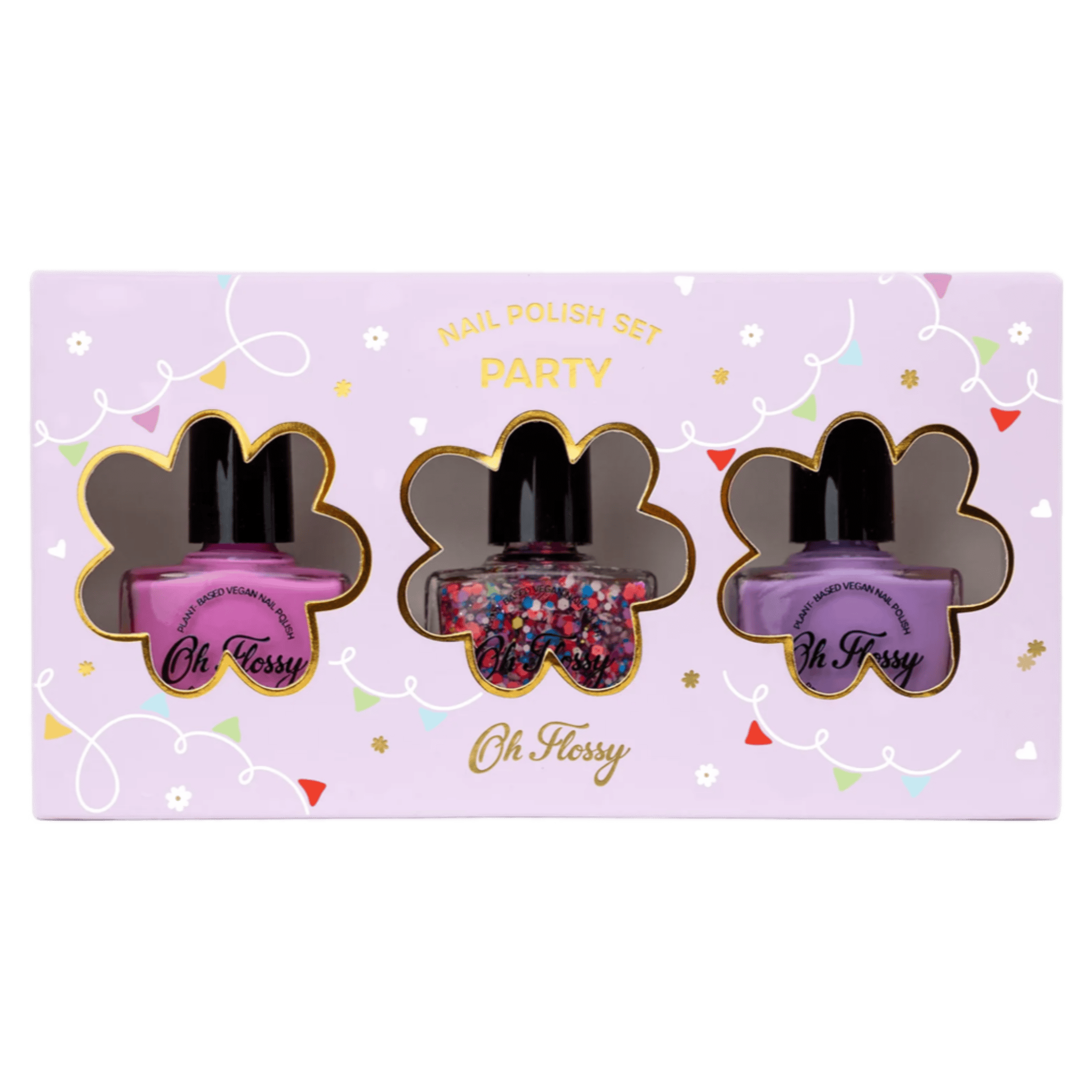 Oh Flossy! 3 Plus Party Nail Polish Set