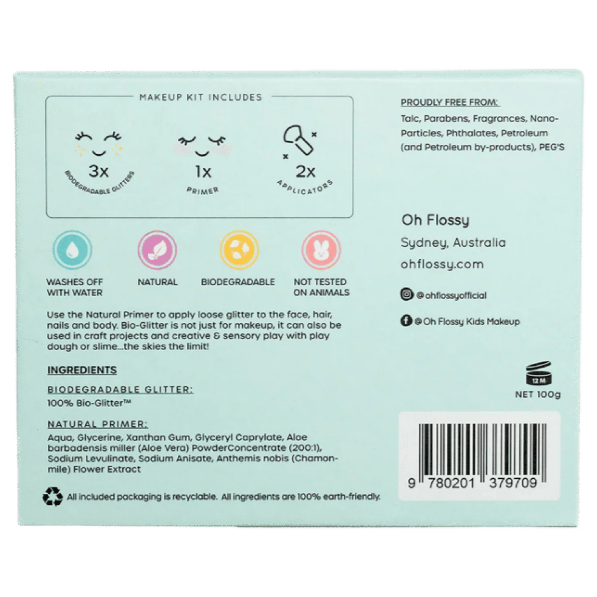 Oh Flossy! 3 Plus Sparkly Glitter Set