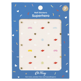 Oh Flossy! 3 Plus Superhero Nail Stickers
