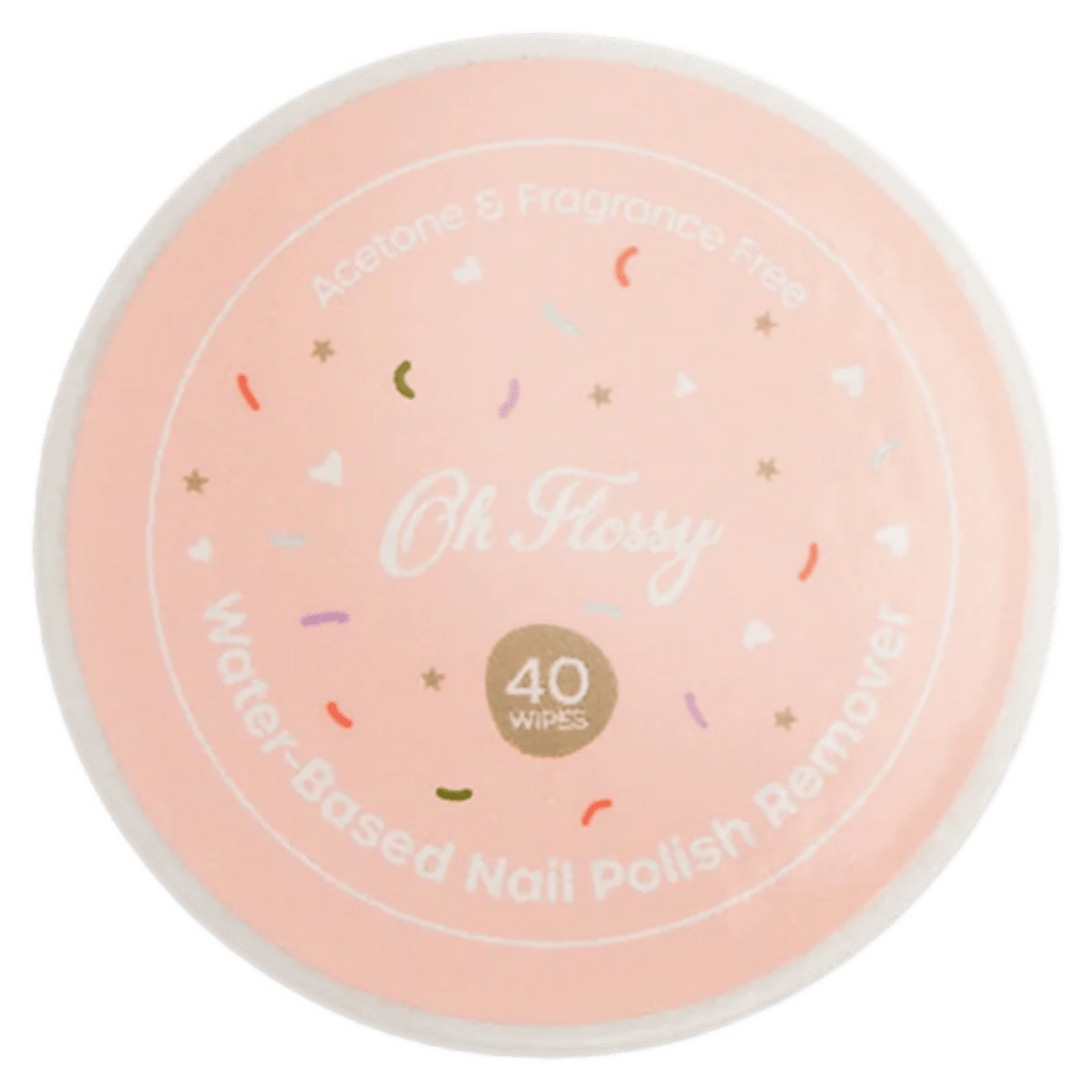 Oh Flossy! 3 Plus Water-Based Nail Polish Remover Wipes