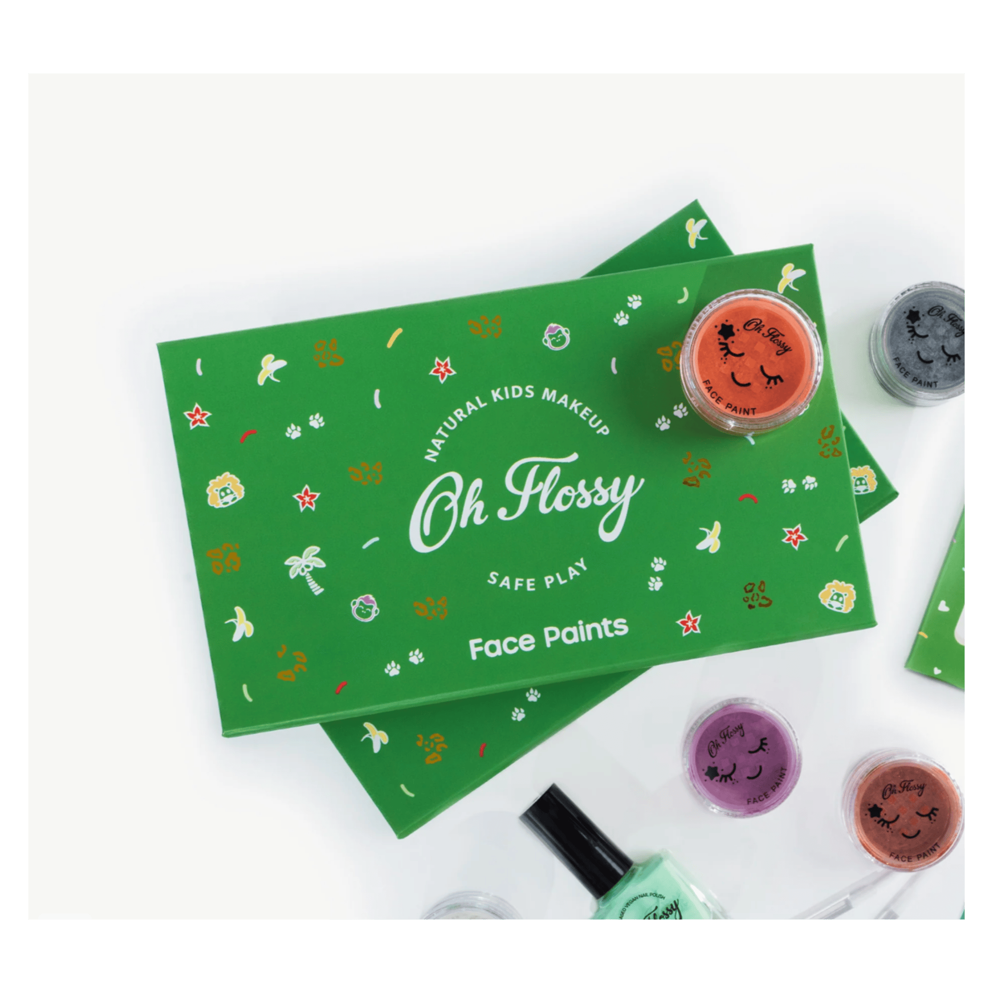 Oh Flossy! 3 Plus Wild Wonders Face Paint Set