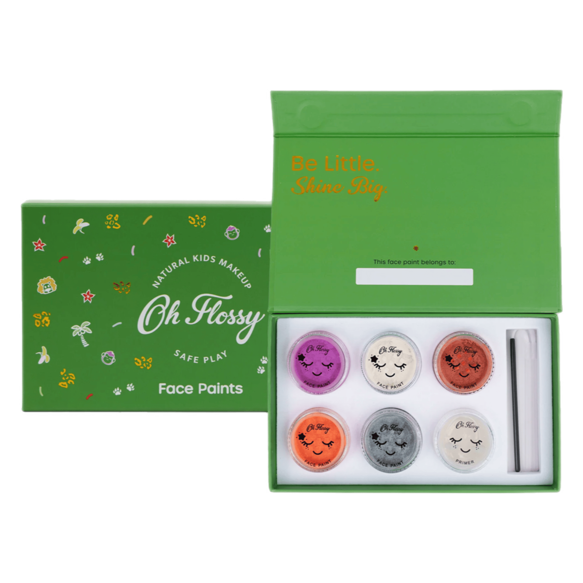 Oh Flossy! 3 Plus Wild Wonders Face Paint Set