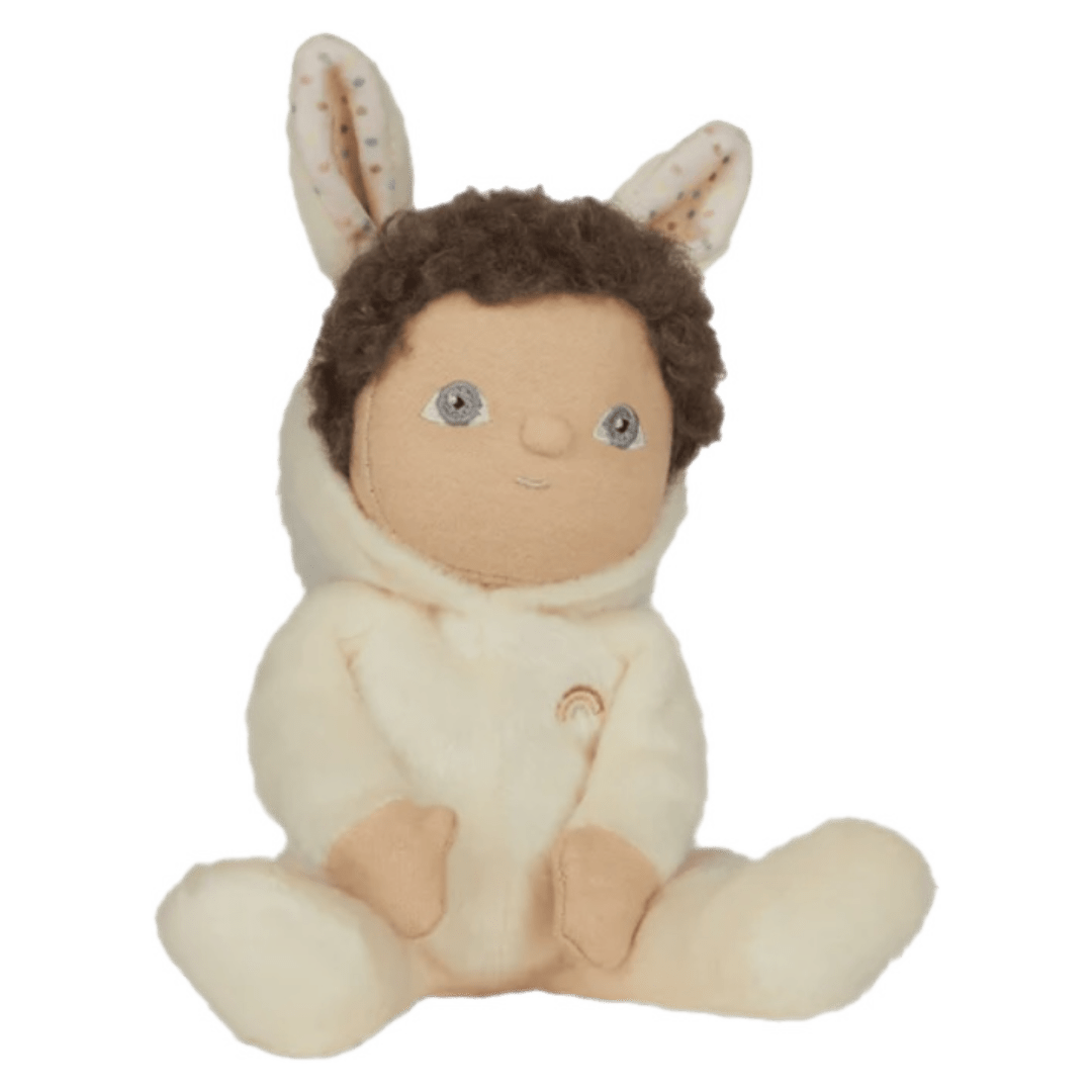 Olli Ella 18 Months Plus Dinky Dinkums Fluffle Family - Basil Bunny