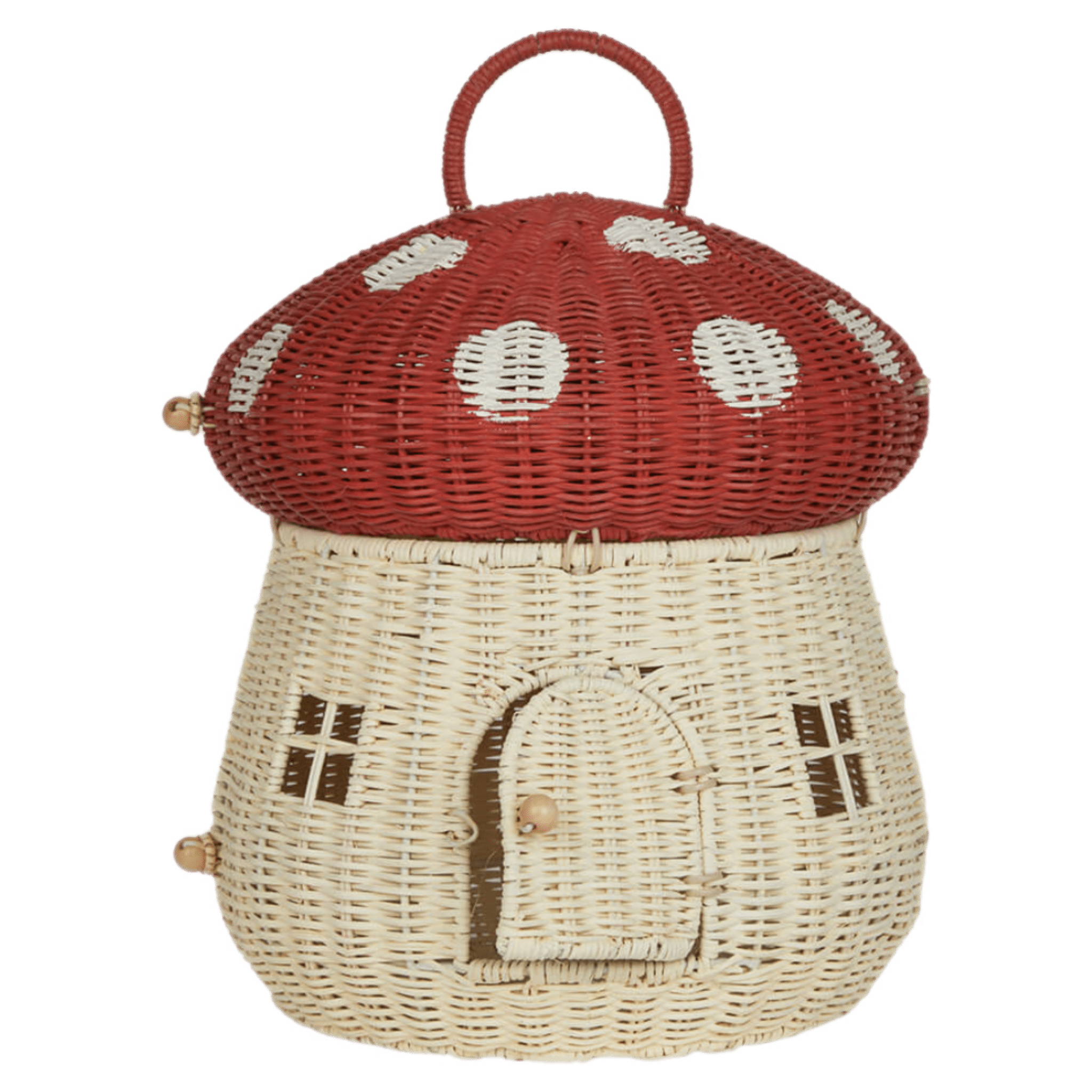Olli Ella 3 Plus Mushroom Doll House - Red