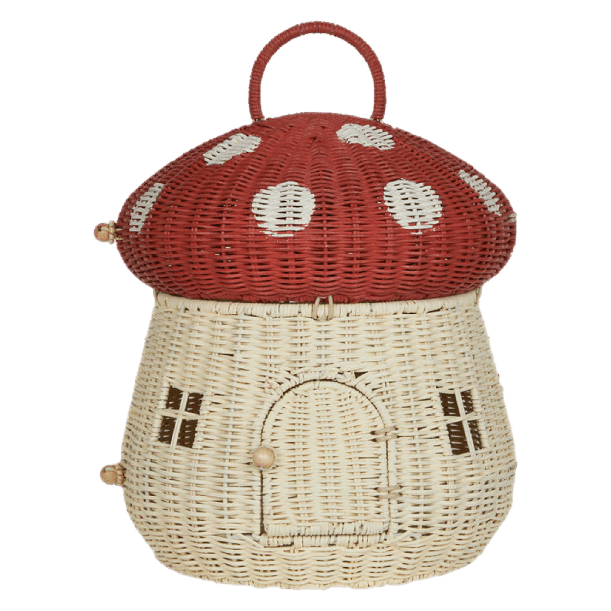 Olli Ella 3 Plus Mushroom Doll House - Red