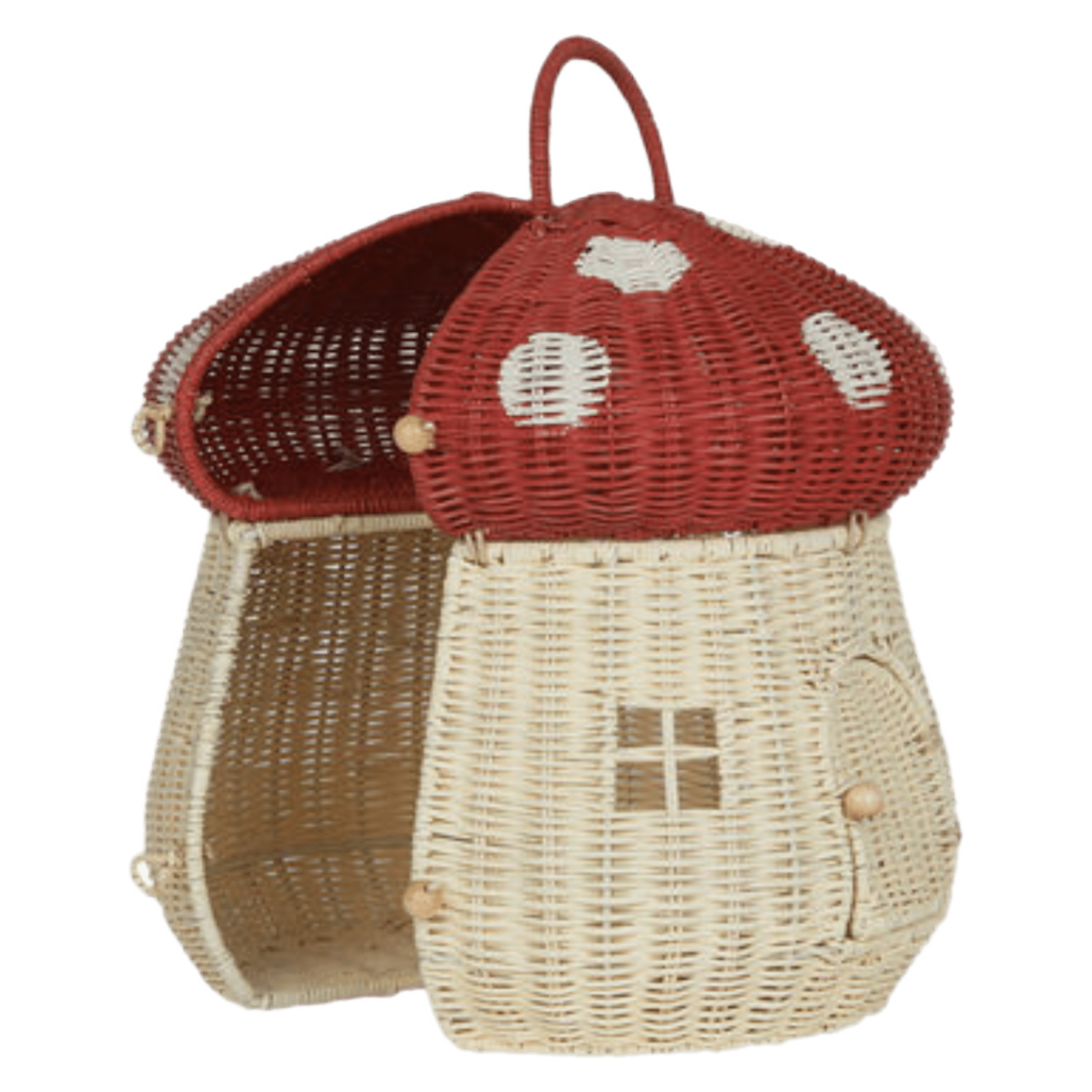 Olli Ella 3 Plus Mushroom Doll House - Red