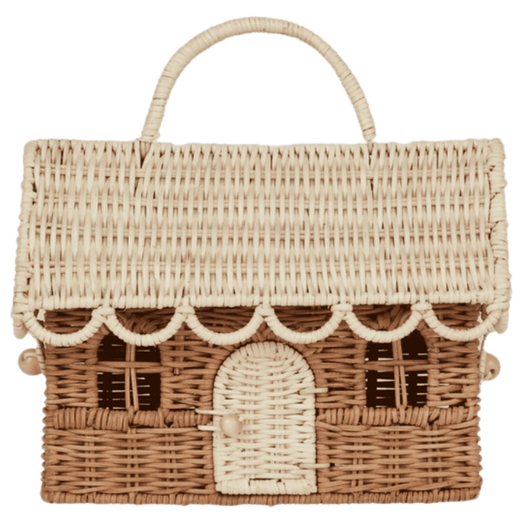 Olli Ella 3 Plus Rattan Gingerbread Casa Clutch