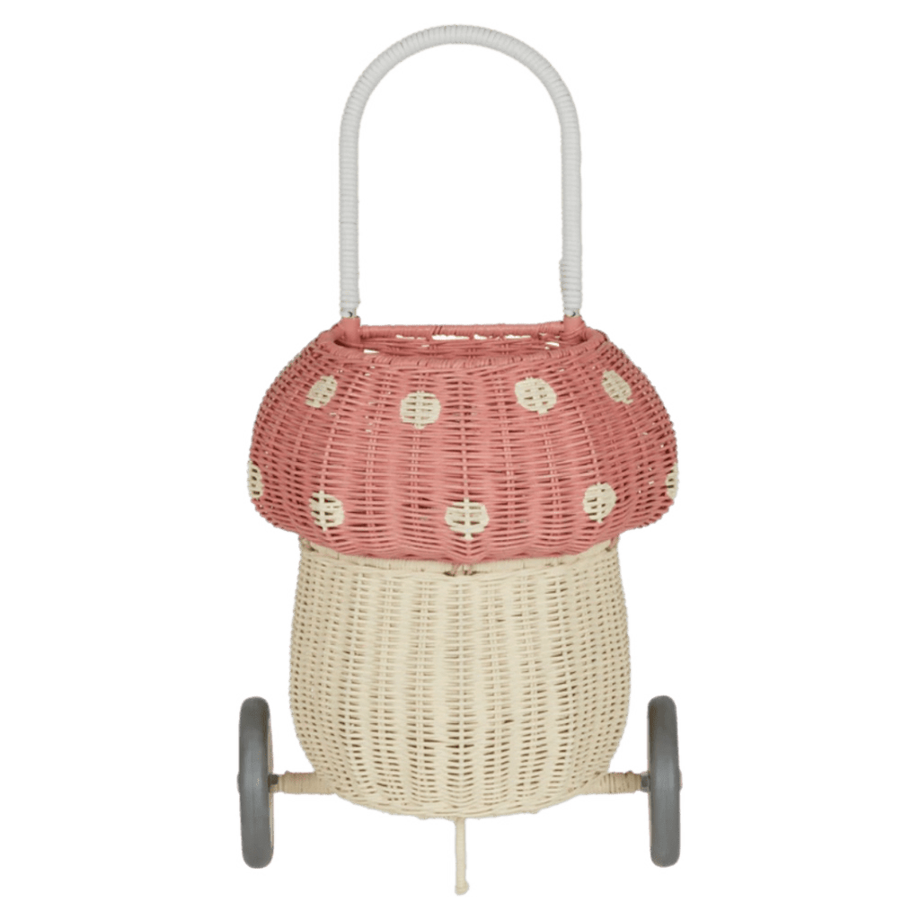 Olli Ella 3 Plus Rattan Mushroom Luggy - Musk