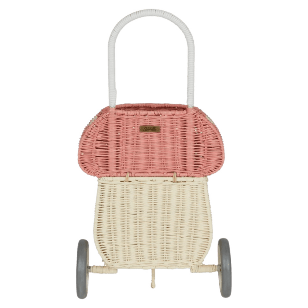 Olli Ella 3 Plus Rattan Mushroom Luggy - Musk
