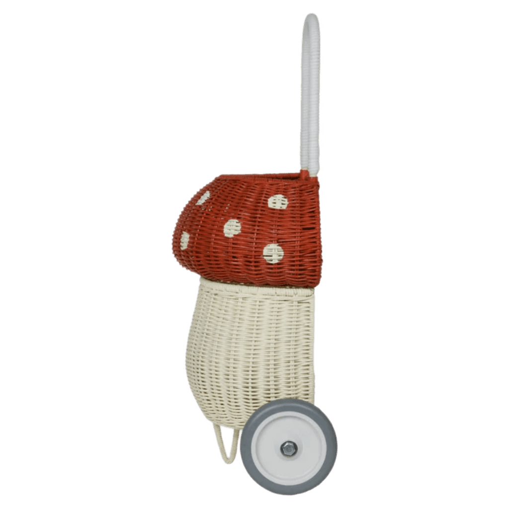 Olli Ella 3 Plus Rattan Mushroom Luggy - Red