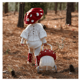 Olli Ella 3 Plus Rattan Mushroom Luggy - Red