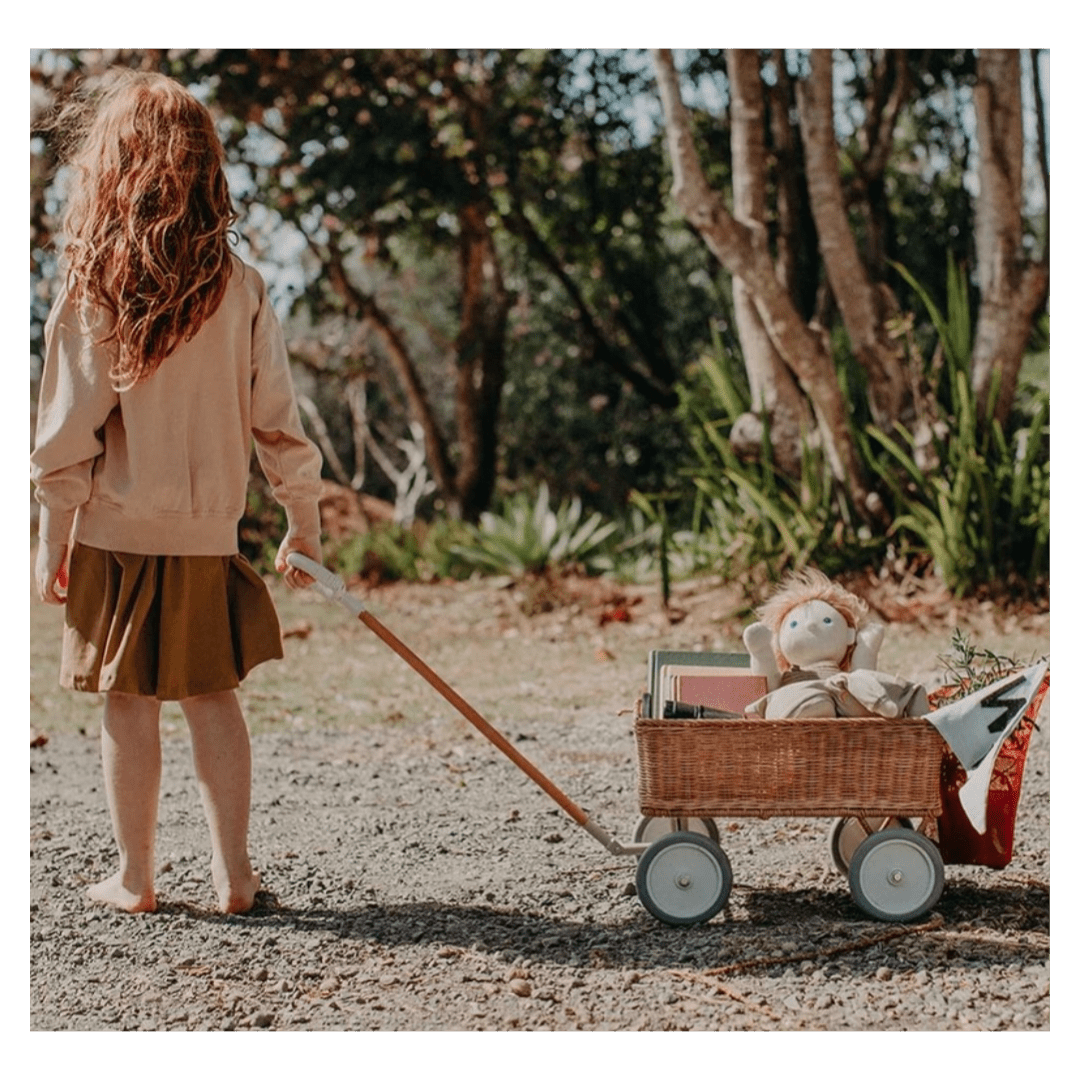 Olli Ella 3 Plus Rattan Wonder Wagon - Natural