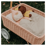 Olli Ella 3 Plus Rattan Wonder Wagon - Rose