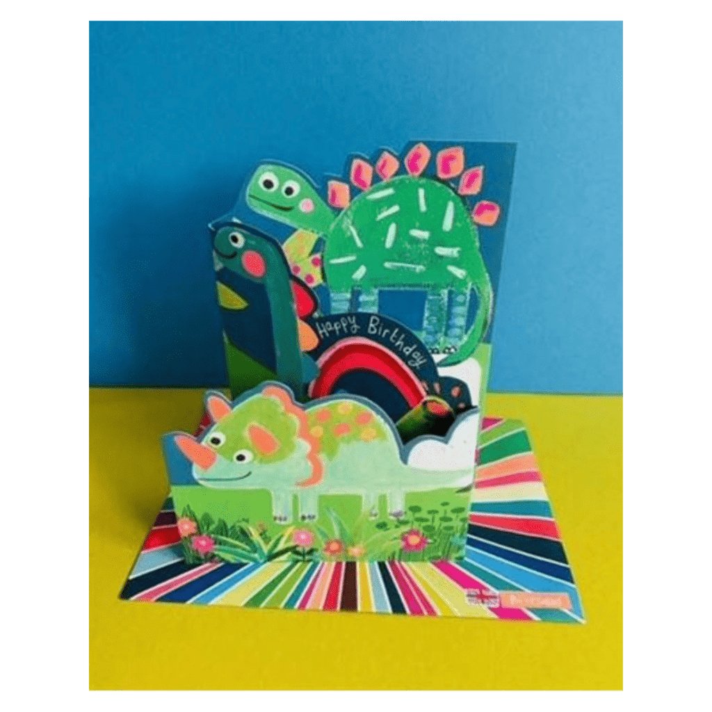 Paper Salad 12 Mths Plus Greeting Card - Dino