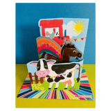 Paper Salad 12 Mths Plus Greeting Card - Farmyard