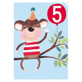 Paper Salad 5 Plus Greeting Card - 5 Today
