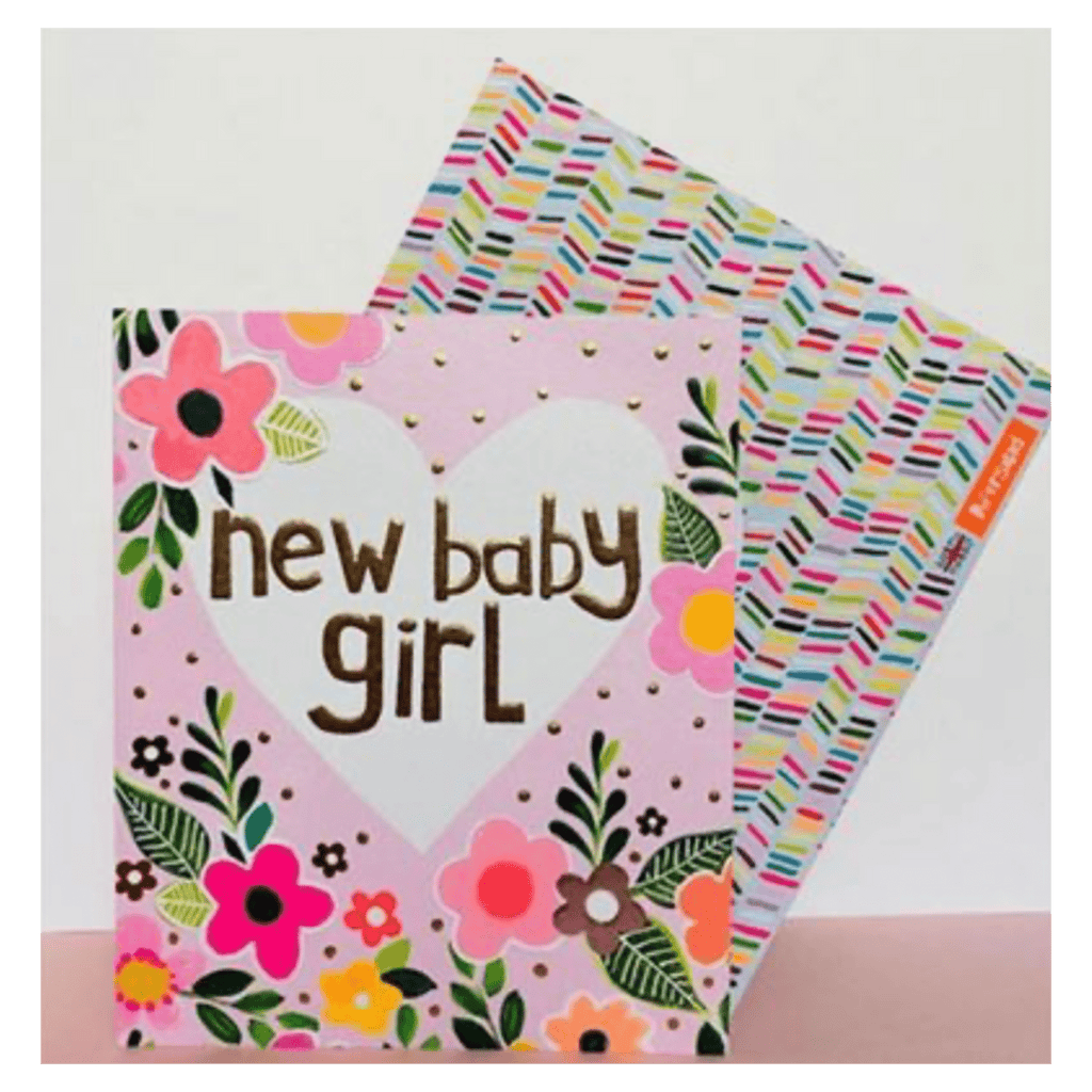 Paper Salad Birth Plus Greeting Card - New Baby Girl OS