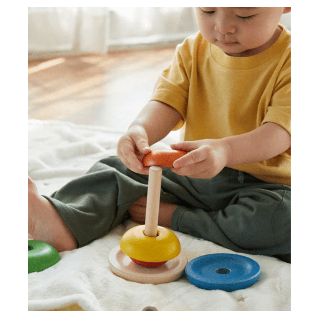 Plan Toys 12 Months Plus Stacking Ring Bear