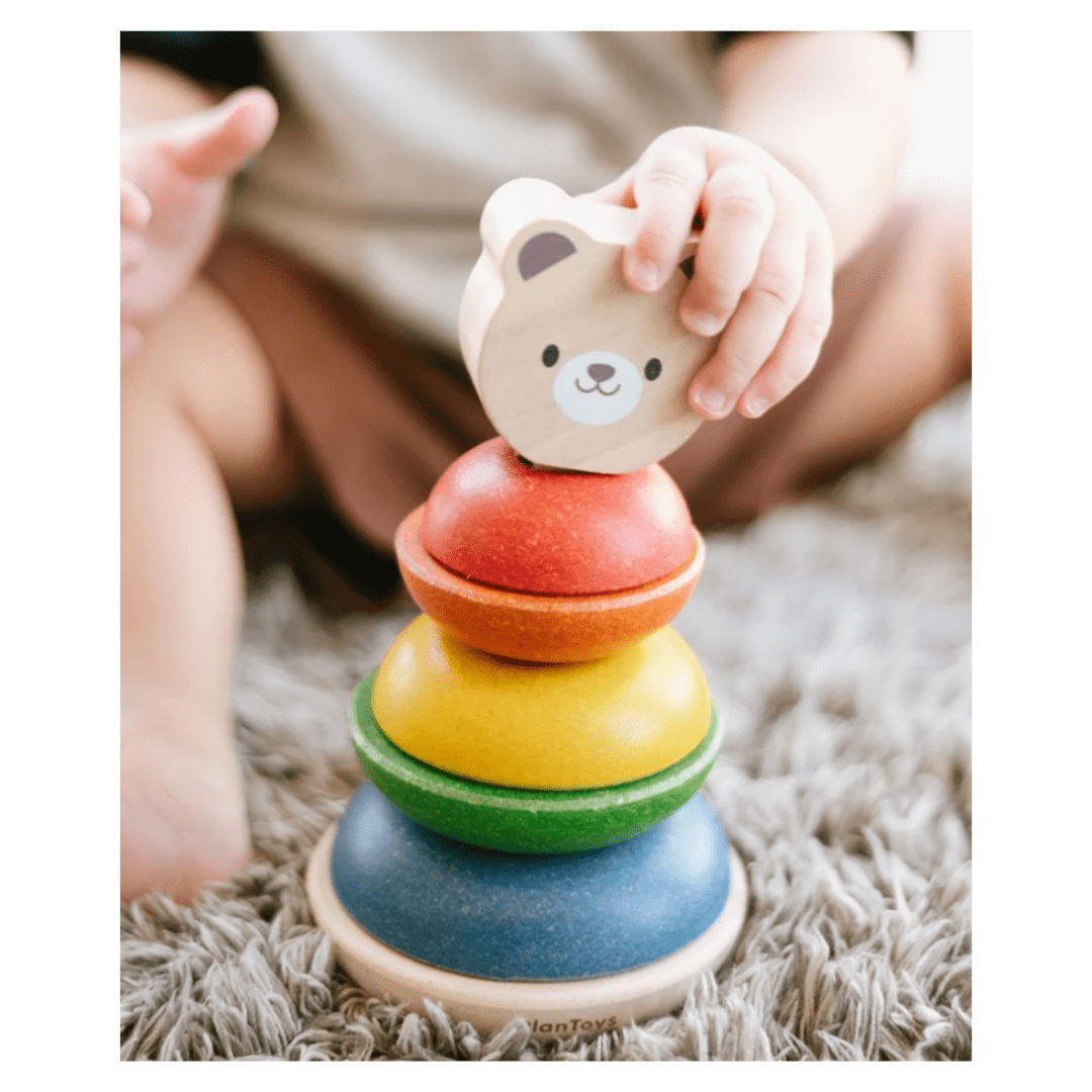 Plan Toys 12 Months Plus Stacking Ring Bear