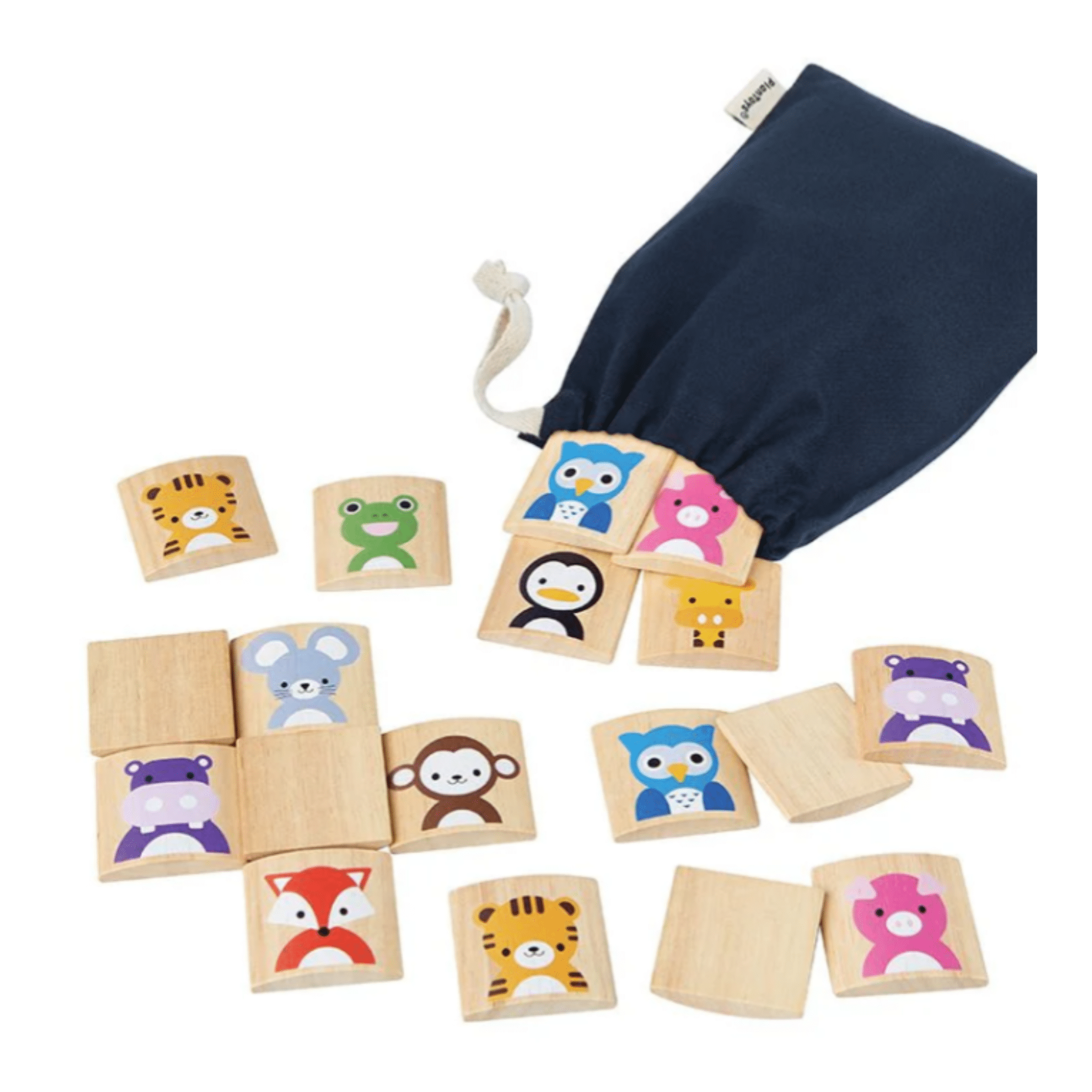 Plan Toys 2 Plus Animals Memo