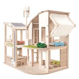Plan Toys 3 Plus Green Dollhouse with Furniture