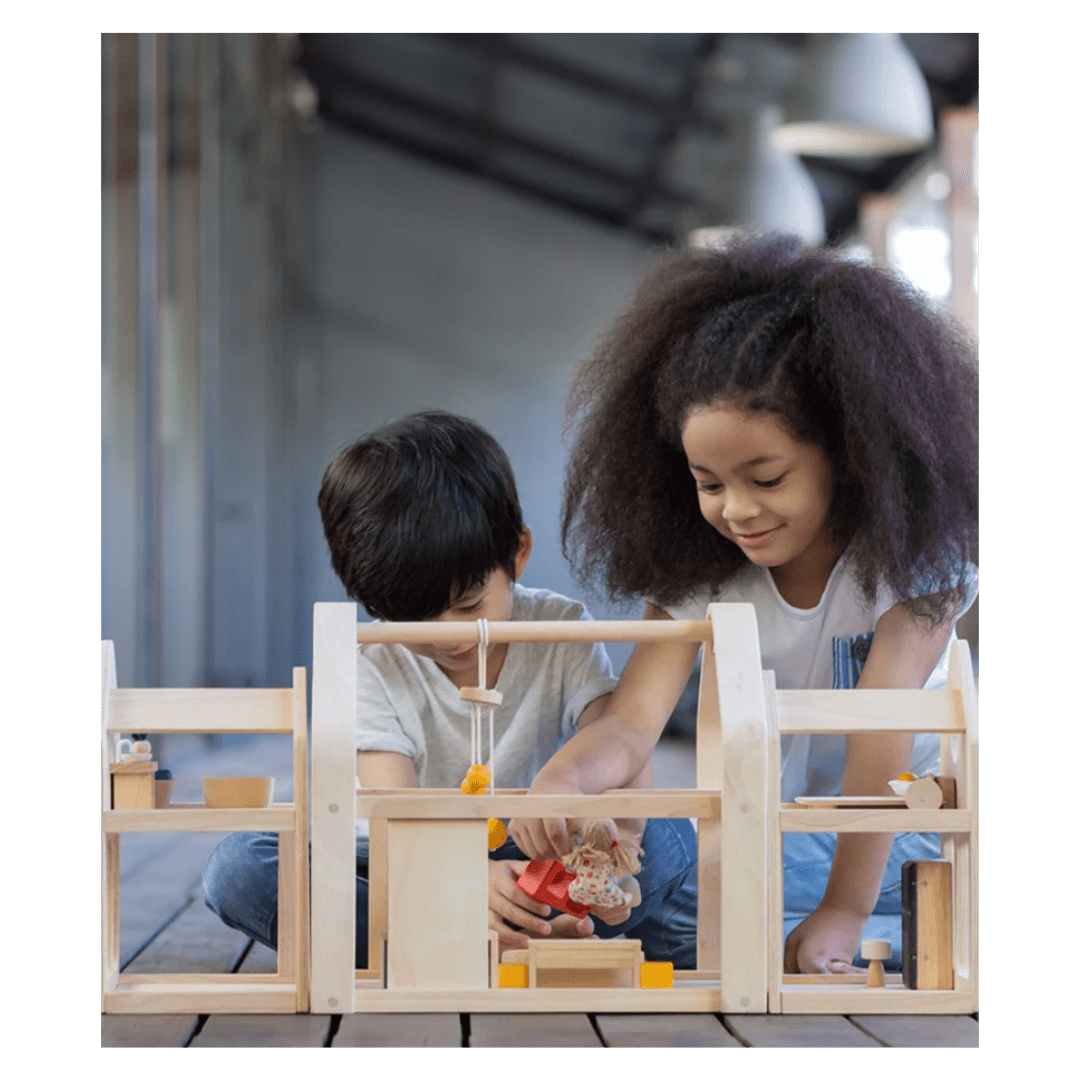 Plan Toys 3 Plus Slide N Go Dollhouse