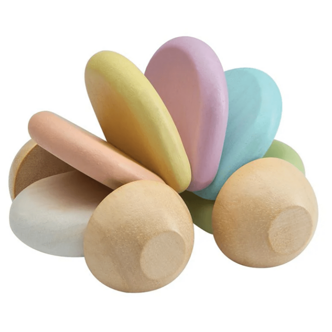Plan Toys 6 Mths Plus Baby Car - Pastel