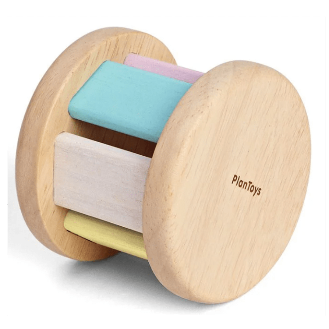 Plan Toys 6 Mths Plus Roller - Pastel