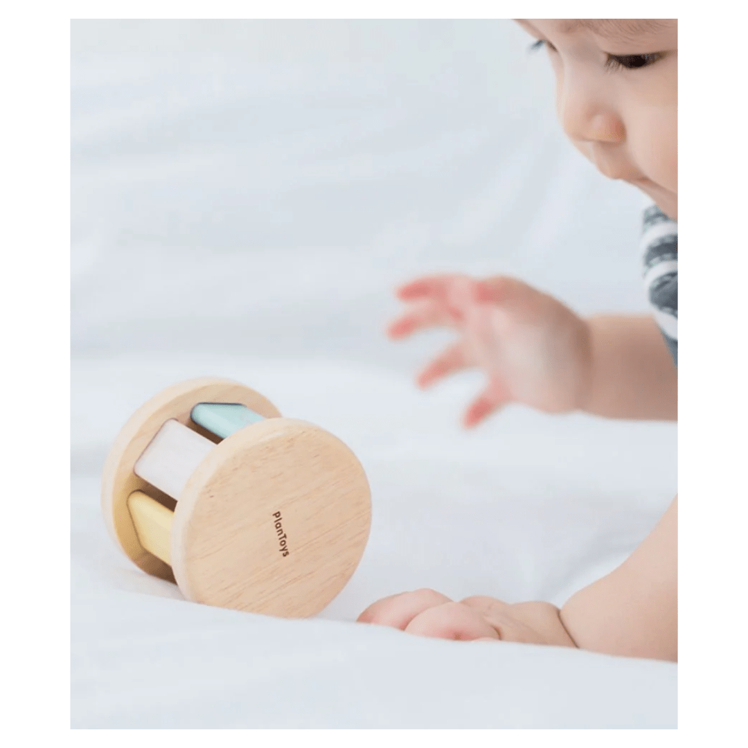 Plan Toys 6 Mths Plus Roller - Pastel