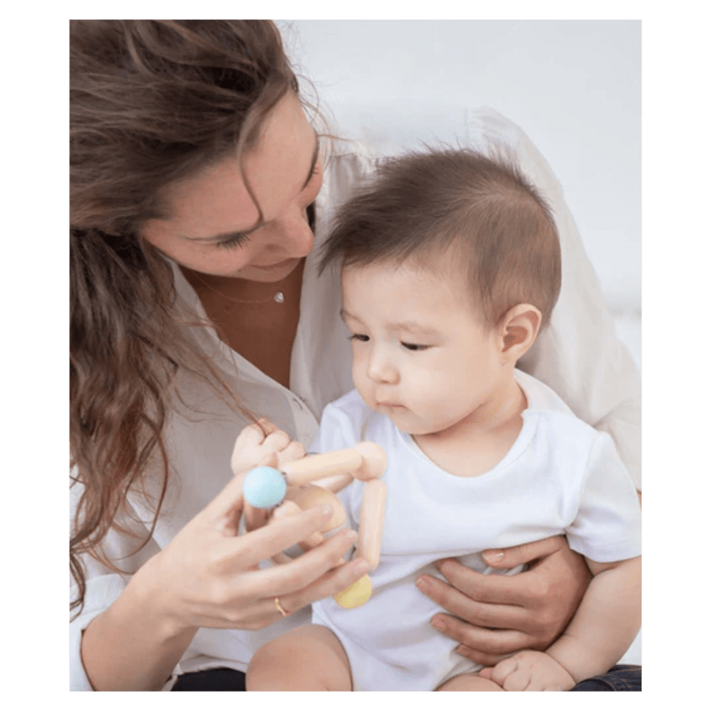 Plan Toys 6 Mths Plus Triangle Clutching Toy - Pastel