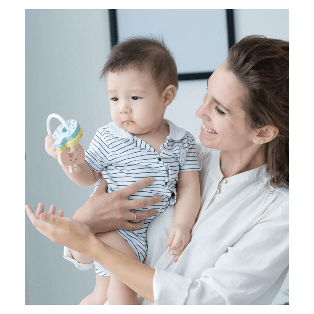 Plan Toys Birth Plus Key Rattle - Pastel