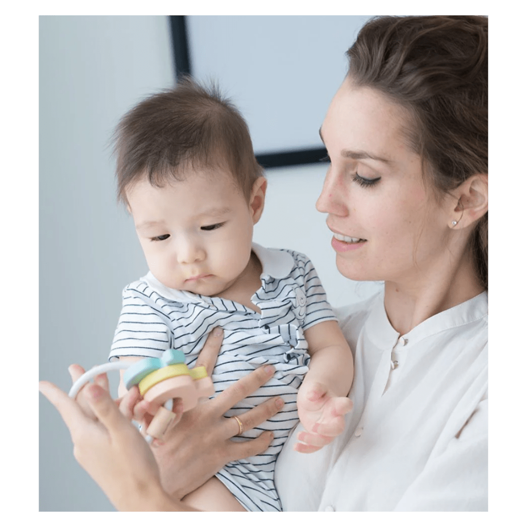 Plan Toys Birth Plus Key Rattle - Pastel