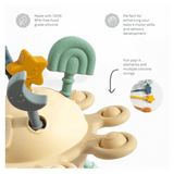 Playground 10 Months Plus Silicone Zippy Activity Toy - Jimmy