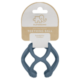 Playground 3 Months Plus Silicone Teething Ball - Steel Blue