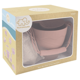 Playground 6 Mths Plus Silicone 8Pc Bucket & Spade Set - Rose